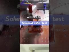 Electromagnetic valve testing process