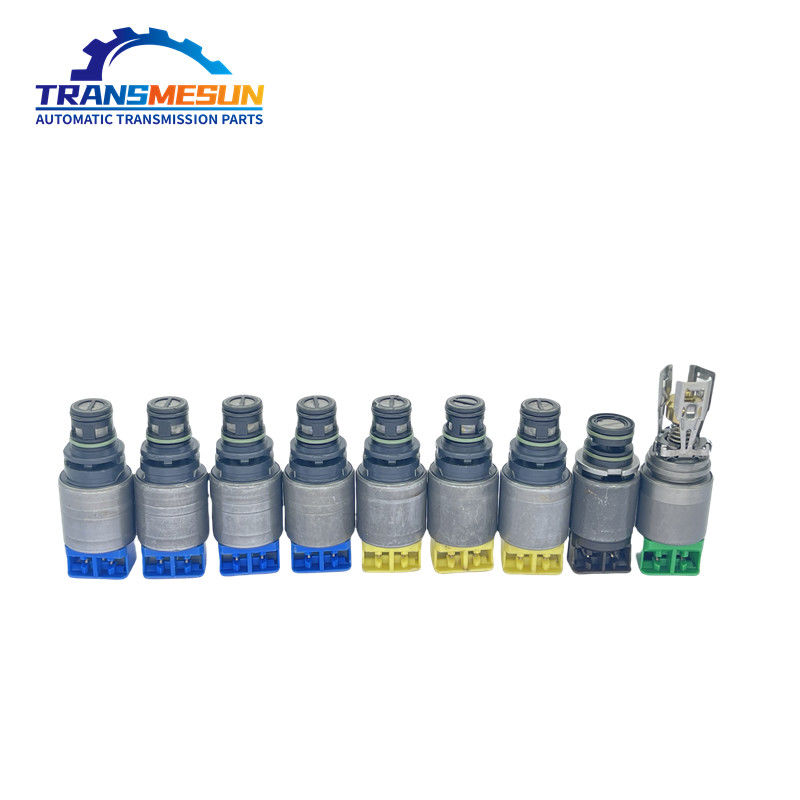 Transmesun automatic transmission comes in sets of 9 solenoid valve repair kit 8HP-50 for BMW 3 Series F30 of OE. 0501221287